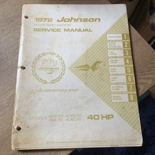 1972 johnson outboard for sale  WIMBORNE