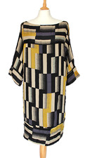 Vestido de seda DIANE VON FURSTENBERG década de 1920 tecido SONIA DELAUNAY/OMEGA WORKSHOPS. 12, usado comprar usado  Enviando para Brazil