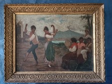 Quadro vintage tarantella usato  Foggia