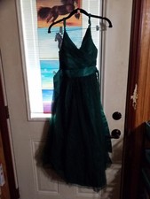 Vestido de festa de tule verde S, usado comprar usado  Enviando para Brazil