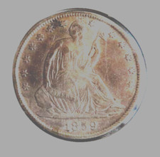 1859 seated liberty for sale  Spring Hill