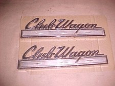 1968 1969 Ford Ecnoline Club Wagon Van script emblema par comprar usado  Enviando para Brazil