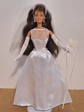 VESTIDO DE NOIVA BONECA TERESA NA AVENIDA DA MODA-MATTEL-NOIVA DESLUMBRANTE-APENAS LINDO comprar usado  Enviando para Brazil