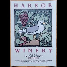 Usado, Cartaz Harbor Winery David Lance Goines 1990 #144 original muito escasso comprar usado  Enviando para Brazil