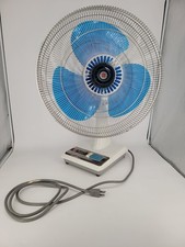 Ventilador de mesa KDK totalmente automático oscilante 16" lâmina azul. Motor funciona. 40ACJ Japão.  comprar usado  Enviando para Brazil