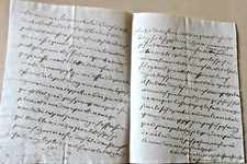 1748 lettre autographe d'occasion  Morestel