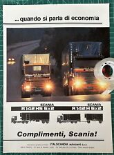 Rara Pubblicita’ Camion SCANIA R142 HS 6 x 2-R142 H 6 x 2 del 1981 comprar usado  Enviando para Brazil