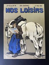 Affichette chevaux cheval d'occasion  Herry