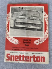 Race programme sugust for sale  FAREHAM