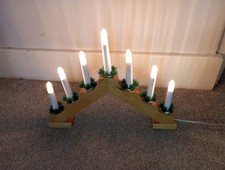 Vintage wooden candle for sale  SUTTON