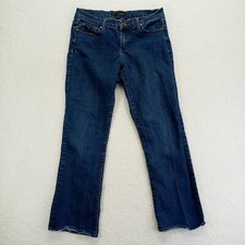 Jeans feminino Forever 21 29 azul perna reta lavagem escura denim mistura de algodão comprar usado  Enviando para Brazil