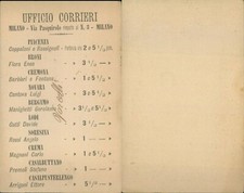 Milano cartolina pubblicitaria usato  Italia