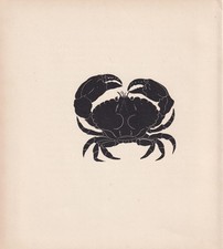 1929 crab print for sale  BIDEFORD
