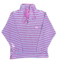 Usado, Camiseta Deal Clothing listrada azul rosa quarto de zíper - Pequena comprar usado  Enviando para Brazil