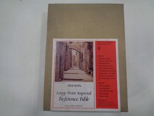 Nelson Large Print Imperial Reference Bible KJV Leather Red Letter w/Box comprar usado  Enviando para Brazil