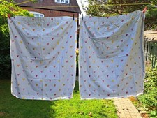Lined heart curtains for sale  SOLIHULL
