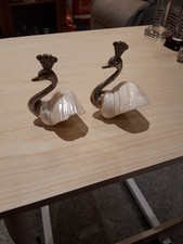 Metal seashell peacock for sale  RYDE