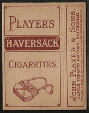PAQUETE DE CIGARRILLOS/TABACO VINTAGE - #0012 - CASCO 10's - JUGADORES - HAVERSACK segunda mano  Embacar hacia Mexico