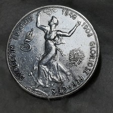 Corone 1908 argento usato  Genova