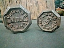 Ferro Antico Forgiata Uno & Mezza M. D. W.1915 con Incisione Mercantile Misurino comprar usado  Enviando para Brazil