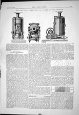 Old print 1869 for sale  UK