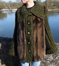 Veste fourrure lainage d'occasion  Montjean-sur-Loire