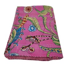 Colcha Kantha feita à mão indiana tamanho queen colcha algodão cobertor boêmio lance comprar usado Colcha Kantha feita à mão indiana tamanho queen colcha algodão cobertor boêmio lance comprar usado  Enviando para Brazil