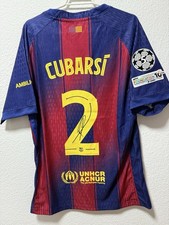 Pau Cubarsi Autógrafo camiseta Shirt FC BARCELONA Autograph Autografo Signed comprar usado Pau Cubarsi Autógrafo camiseta Shirt FC BARCELONA Autograph Autografo Signed comprar usado  Enviando para Brazil