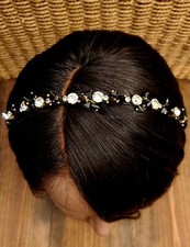 Pearl rhinestone headband for sale  Astoria