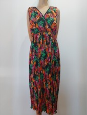 Diane Von Furstenberg Floral Plissee Maxi Damenkleid Größe Medium M 165/84 A na sprzedaż  PL