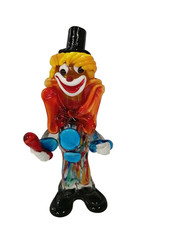 Glass clown figurine for sale  LIVINGSTON