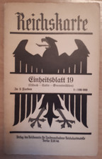 Reichskarte einheitsblatt lüb gebraucht kaufen  Maintal