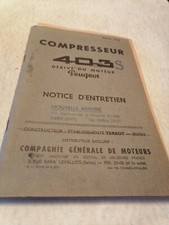 Entretien compresseur 403 d'occasion  Chalindrey
