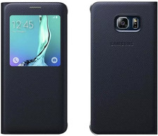 Usado, Samsung Galaxy S6 Edge Plus Hülle EF-CG928 Original S-View Cover in Blau comprar usado  Enviando para Brazil
