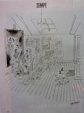 Dessin humour tableau d'occasion  Montluçon