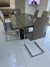 Piece extendable dining for sale  BARNET