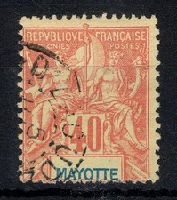 Colonies mayotte oblitéré d'occasion  Montmartin-sur-Mer