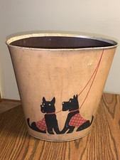 Balde de lixo para cachorros MCM Scotty Scottish Terrier vintage meados do século mod comprar usado  Enviando para Brazil