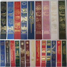 Leather bookmark derbyshire for sale  LONDON