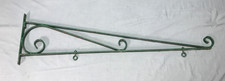 Usado, Suporte de placa antigo vintage verde ferro forjado entrada loja 37" antigo 1149-25B comprar usado  Enviando para Brazil