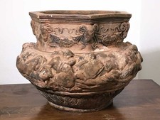 Vaso terracotta ornato usato  Perugia