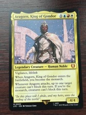 Usado, 1x ARAGORN, KING OF GONDOR - Senhor dos Anéis - MTG - Magic the Gathering comprar usado  Enviando para Brazil