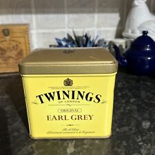 Tea tin yellow for sale  CANTERBURY