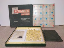 Scrabble deluxe vintage for sale  SPALDING