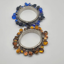 Conjunto de pulseira vintage Cha Cha laranja azul comprar usado  Enviando para Brazil