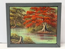 Vintage framed tropical for sale  Tybee Island