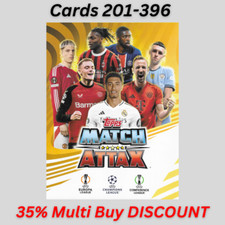 Cartões base Topps Match Attax 24/25 etc 2024/2025 No's 201-396 ENVIO RÁPIDO 2/2, usado comprar usado  Enviando para Brazil