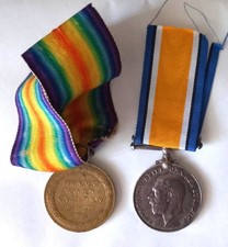 Ww1 medal pair for sale  INVERNESS