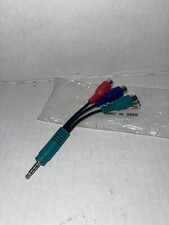Cabo de vídeo componente RCA 3,5mm YPbPr macho para 3 RCA fêmea adaptador RGB CBF Si... comprar usado  Enviando para Brazil