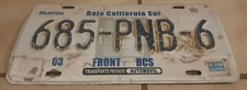 Mexiko nummernschild baja gebraucht kaufen  Kaltenkirchen